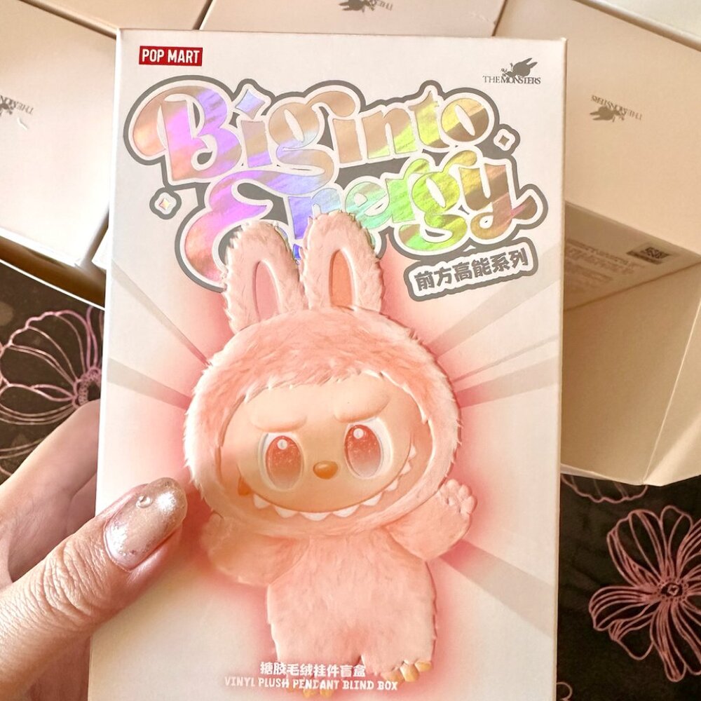 100% Authentic Pop Mart the Monsters Labubu Big into Energy (aka BIE or3.0) LOVE
